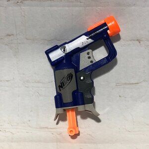 Nerf N-Strike Elite Blue And White Jolt Dart Blaster pop Gun
